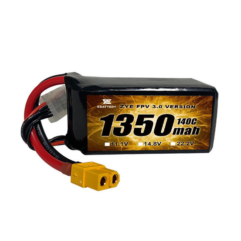 Vysoká 120C 1350mah 1550mah Lipo batéria pre FPV Drone