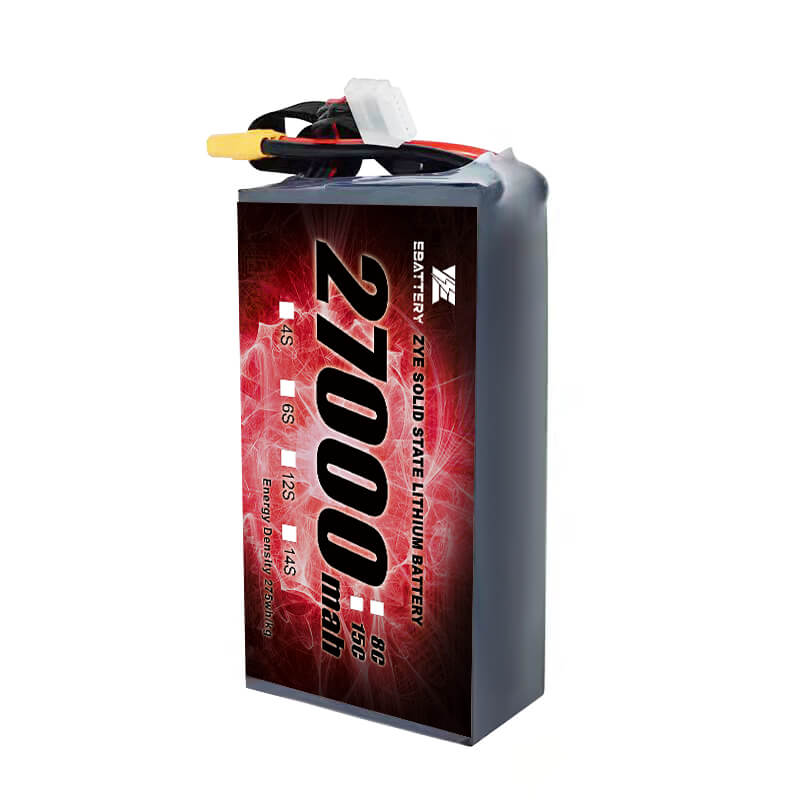 Pevná batéria LI s vysokou hustotou energie 27 000 mAh